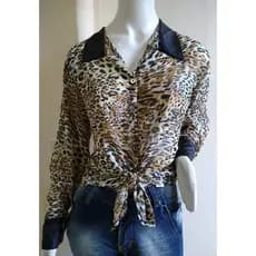 Camisa Feminina Camisa Manga Longa Camisa GG