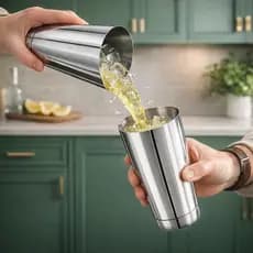 Coqueteleira Inox 820ml Profissional Bartender Misturador Drinks Bebidas Bar
