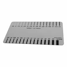Fissurômetro Pvc  Trident FISS-04 Gabarito Calibre Para Medir Fissuras