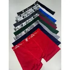 kit 10 Cuecas Boxer Adulto Masculina Cueca Box Adulto Microfibra ALCATEIA