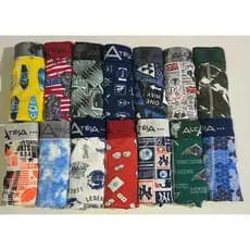 kit 5 Cuecas Boxer Adulto Masculina Cueca Box Adulto Microfibra lisa ALCATEIA Estampado