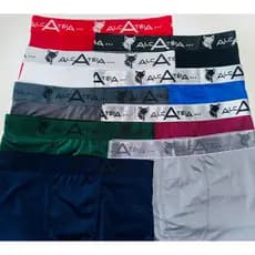 KIT 5 CUECAS BOXER ADULTO MASCULINA CUECA BOX MASCULINA ALCATEIA