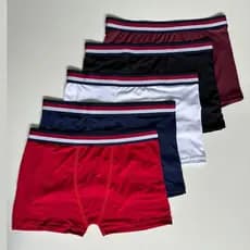 KIT 10 CUECAS BOXER ADULTO MASCULINA - 10 CUECA BOX ADULTO MICROFIBRA LISA