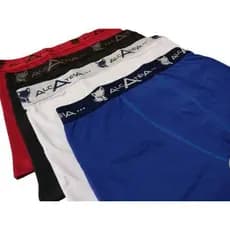 kit 5 Cuecas Boxer Adulto Masculina 5 Cueca Box Adulto Microfibra ALCATEIA