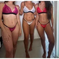 1 CONJUNTINHO DE RENDA FEMININO ADULTO CALCINHA REGULÁVEL
