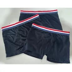 KIT 3 CUECAS PRETAS BOXER ADULTO MASCULINA 3 CUECA BOX ADULTO MICROFIBRA PRETAS