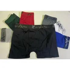 1 CUECA BOXER ADULTO MASCULINA 1 CUECA BOX ADULTO MICROFIBRA ALCATEIA LISA