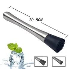 Socador Macerador Caipirinha Drinks Inox Amassador Batida Coquetel