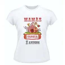 Kit 3 Camisetas Personalizadas  do Tema Circo