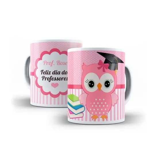 Caneca Personalizada Coruja (Professores)