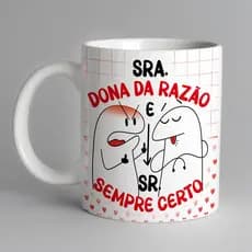 Caneca Senhor e Senhorita razão