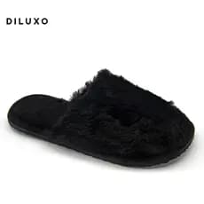 Pantufa Diluxo Pelúcia Moda Confortável Quente