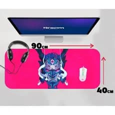 Mouse Pad Gamer Oni Anime Extra Grande 90x40 70x30 60x40 Personalizado Japonês