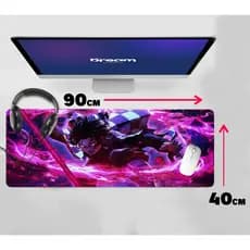 Mouse Pad Gamer Demon Slayer Anime Kimetsu no Yaiba Tanjiro Extra Grande 90x40 Personalizado