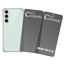 KIT 2 Películas Privativa Fosca + Capa Para Galaxy S23 FE