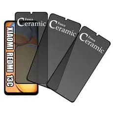 KIT 3 Películas Cerâmica Fosca Privativa P/ Xiaomi Redmi 13C