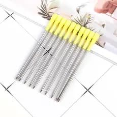 10 unid Carga Refil Caneta Luxo Diamante Metal Recarga