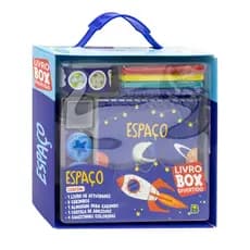 Box Divertido! Espaço - Vem com Carimbo Canetinha e Adesivo Astronauta - Livro Colorir