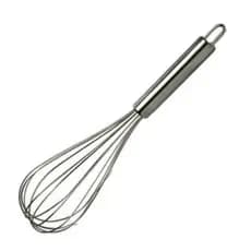 Batedor Fouet Profissional De Ovos E Massas Cabo Reforçado e Normal 25cm OU 29CM Utensilio De Cozinha