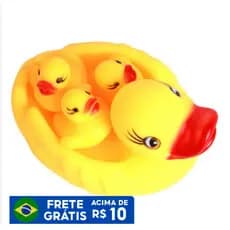 Brinquedo Pato de Borracha Brinquedo Infantil para Banho e Crianças