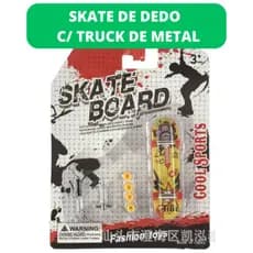 Skate De Dedo Brinquedo Skate Extremo E Radical Mini Skate Para Manipular Com Os Dedos.