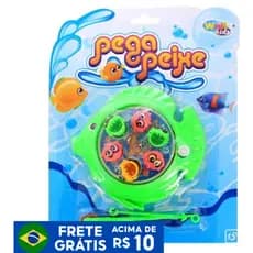 Brinquedo Infantil Pega Peixe Bichinhos Variados para crianças!