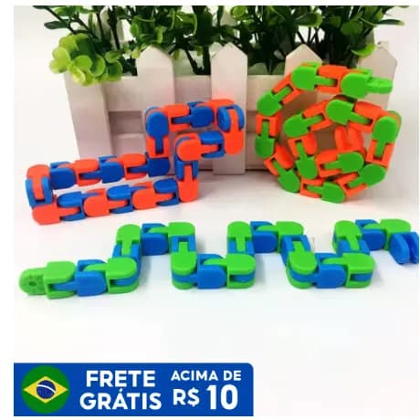 Fidget toys wacky track snake brinquedos crianças autismo cobra