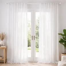 Cortina Voil Linho Flame Sala Quarto Escritório 6 Metros x 2,70 Altura Tecido Premium