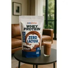 NewNutrition Whey Protein Zero Lactose 900g Chocolate 23g Proteína 4,8g BCAA 30 Porções