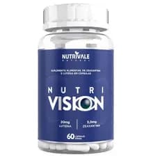 Nutrivale Nutri Vision Luteína e Zeaxantina 60 Cápsulas Suplemento Alimentar