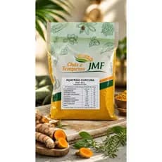 Chás e Temperos JMF Açafrão Cúrcuma 250g Tempero Versátil Para Receitas Mais Coloridas