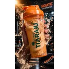 Tiaraju Coqueteleira Shaker 400ml Tampa Rosca Academia Fitness Resistente Prático Compre Já Qualidade Top