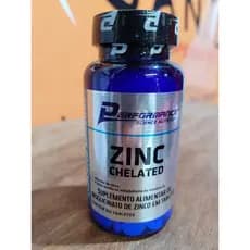 Performance Chelated Zinc Zinco Quelato 100 Tabletes Suplemento Alimentar