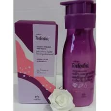 Kit Presente Natura Ameixa e Flor de Baunilha Creme Hidratante Corporal 400ml + Cx c 5 Sabonetes 90g
