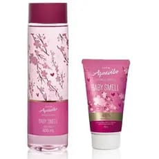 Kit Avon Baby Smell Body Splash 300 ml e Desodorante em Creme Antitranspirante 50g