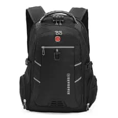 Mochila Bolsa Masculina Feminina Impermeavel Grande Entrada Usb/Fone com CADEADO