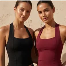 Kit 2 Regata Top Halter Blusinha Halter Neck Moda Gringa Frente Única Costas Nuas Cropped