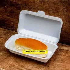 HAMBURGUEIRA ISOPOR CH005 PARA DOGÃO PANQUECA COPOBRAS C/ 10 UNIDADES