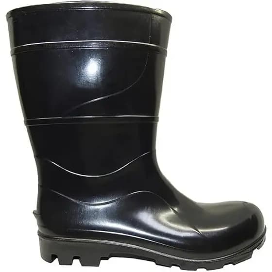 GALOCHA PVC S/FORRO PRETA CARTOM