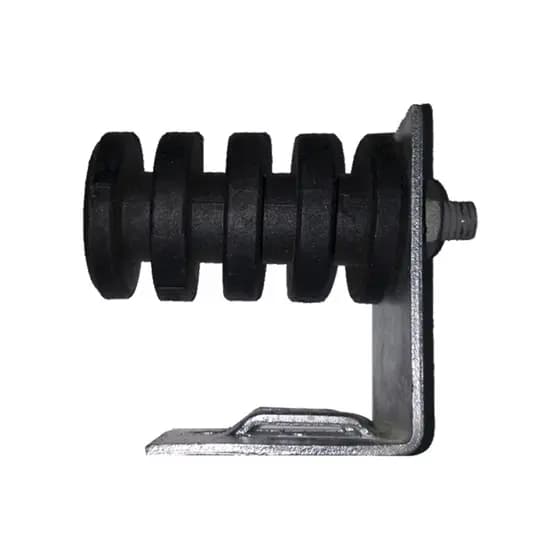Suporte DMP com Roldana de PVC 4 Canais e Parafuso PR-90