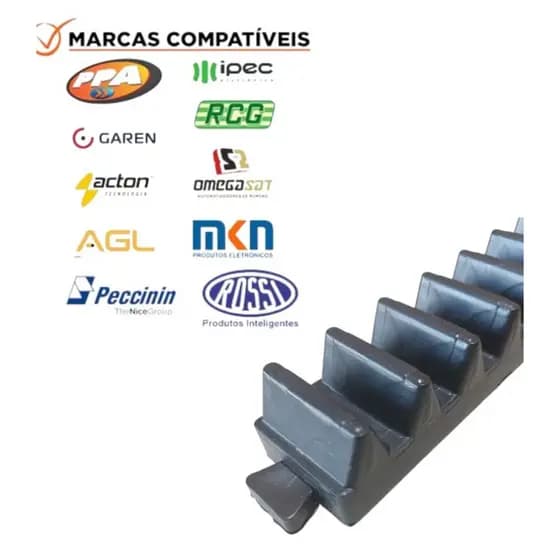 14 Gomos Cremalheira Industrial Para Portão Deslizante