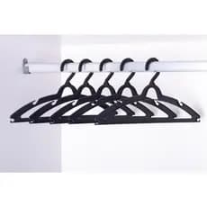 Conjunto 40 Cabides para roupas Reforçados adulto preto. Envio Imediato !!