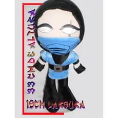Boneco pelúcia SUB ZERO Mortal Kombat exclusivo 35cm