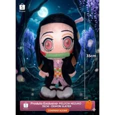 Pelúcia da Nezuko Kamado Você é fã de Demon Slayer (Kimetsu no Yaiba)?