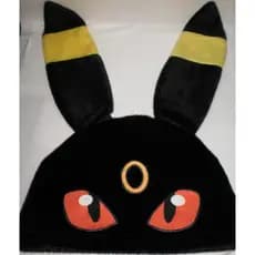 Touca Anime Red Punks Pokemon UMBREON (adulto e infantil) tecido Pelucia+ estampa