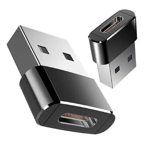 Adaptador OTG USB tipo C fêmea para USB macho