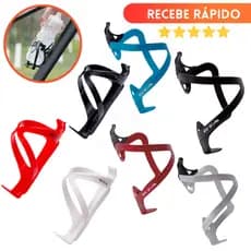 Suporte Porta Garrafa  Em Nylon e alumínio Caramanhola Squeeze Cor Preto
