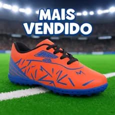 Chuteira Infantil Society Masculino Resistente Confortável Alta Aderência Envio Rápido 28 Ao 33