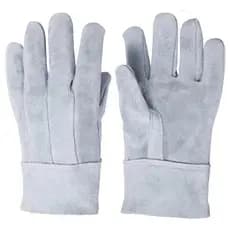 5 Pares De Luva Couro Raspa Punho 7 (curto) Epi