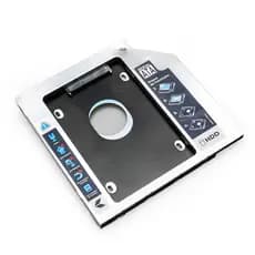 Case Adaptador Universal 9.5mm - Segundo HD SSD Sata no Notebook - Caddy